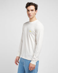 Męska Koszulka Lee Ls Tee Ecru 112349098
