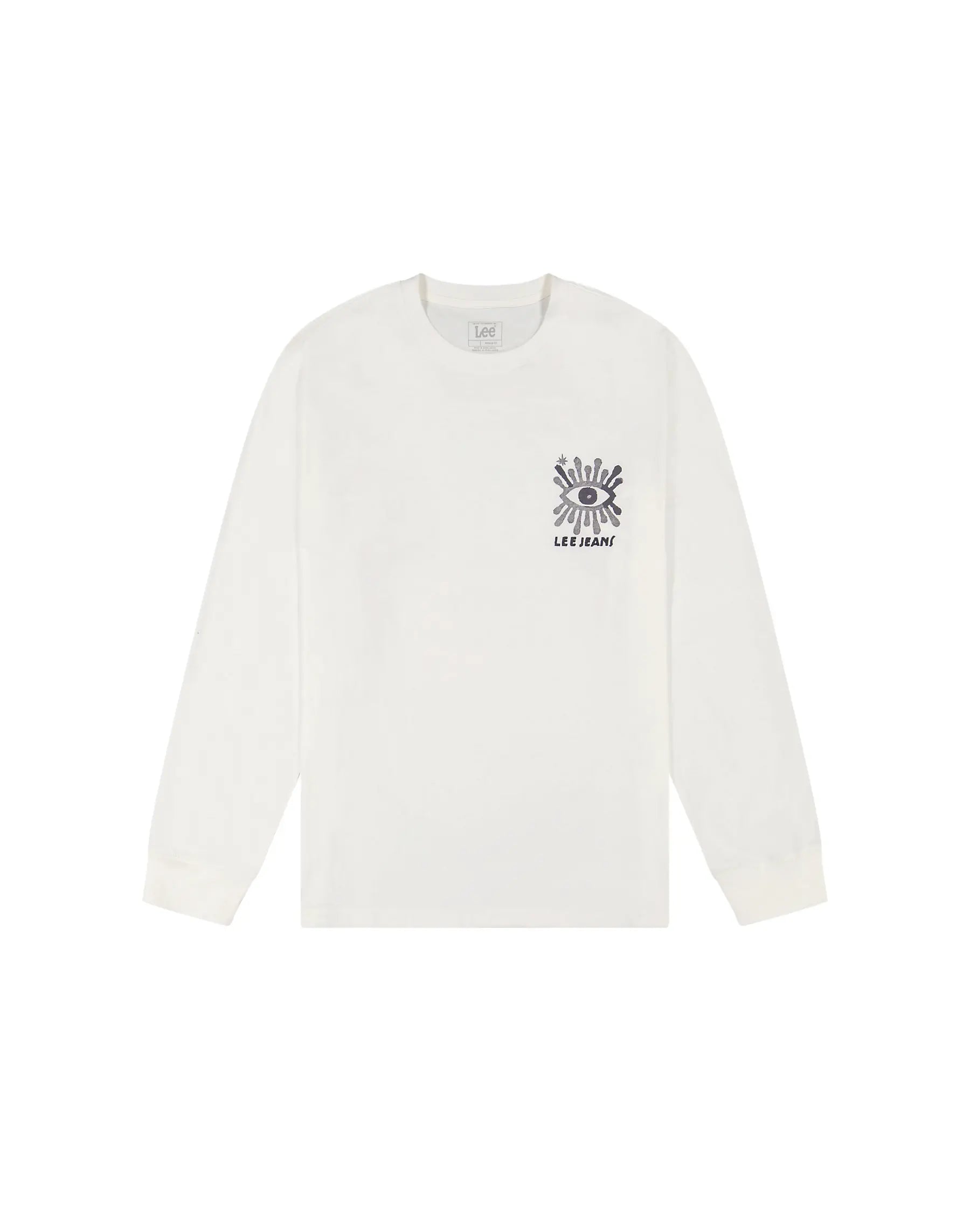 Męska Koszulka Longsleeve Lee LS Tee Ecru 112373176