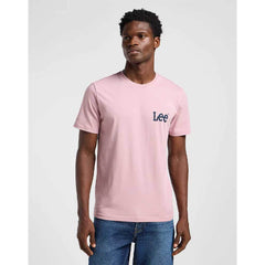 Meska Koszulka Lee Medium Wobbly Tee Soft Mauve 112364536