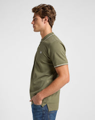 Męska Koszulka Lee Pique Polo Mercantile Green 112363855