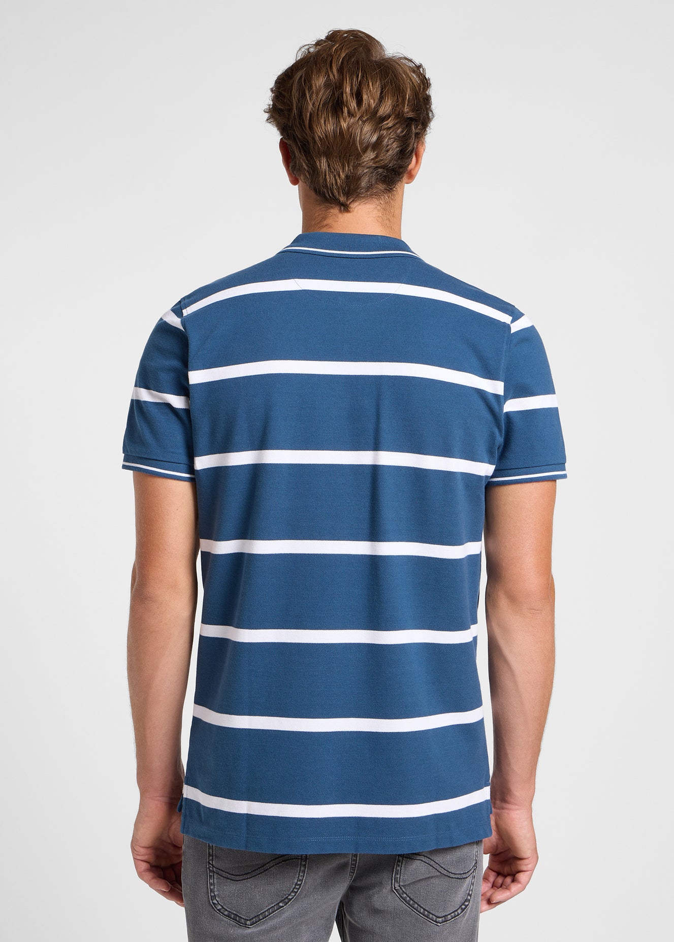 Koszulka Męska Polo Lee Pique Orion Stripe 112363857