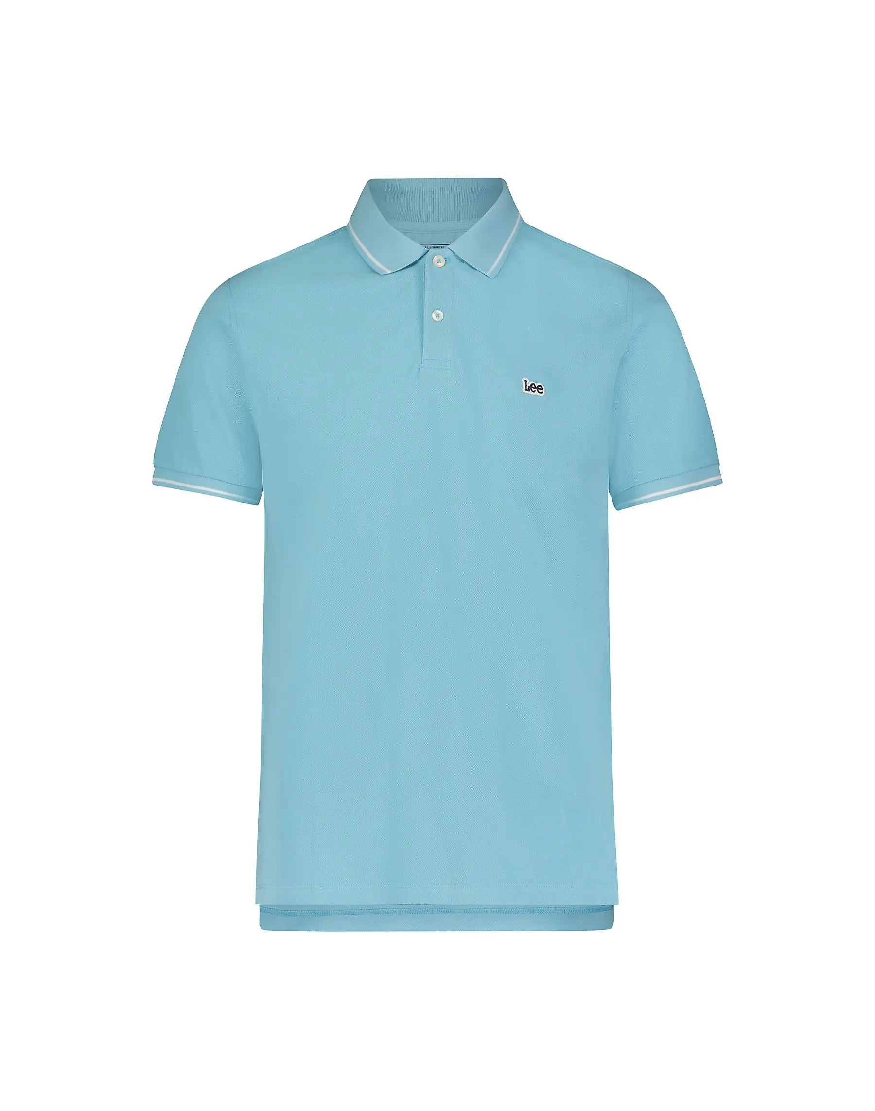 MESKA KOSZULKA LEE PIQUE POLO PREPPY BLUE 112349952