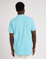 MESKA KOSZULKA LEE PIQUE POLO PREPPY BLUE 112349952
