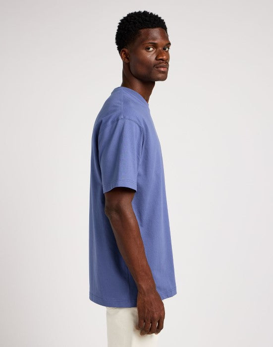 Meska Koszulka Lee Plain Loose Tee Surf Blue 112350758