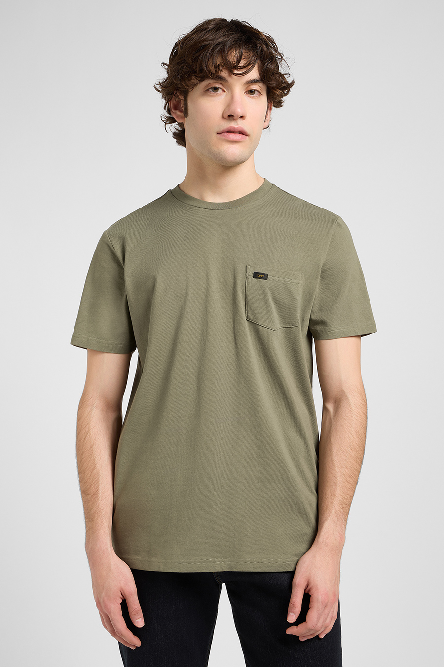 MĘSKA KOSZULKA LEE POCKET TEE MERCANTILE GREEN 112370424