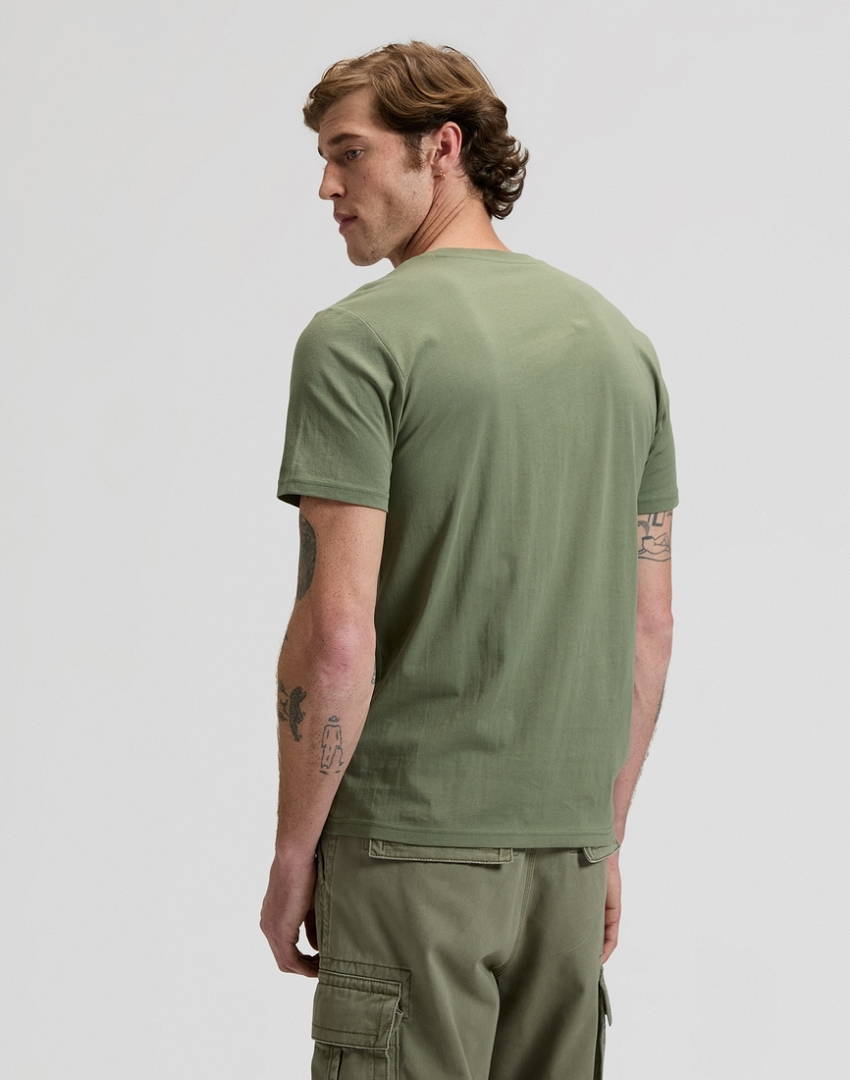 MĘSKA KOSZULKA LEE POCKET TEE MERCANTILE GREEN 112376516