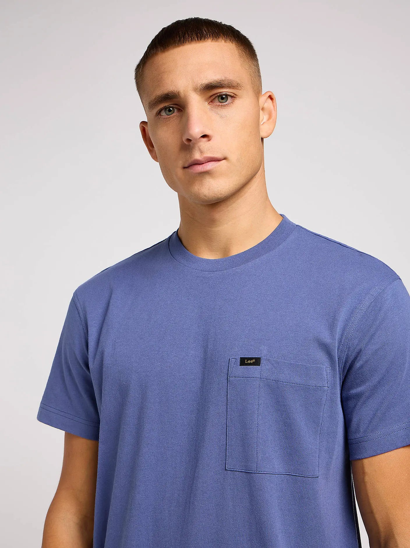 Męska Koszulka Lee Relaxed Pocket Tee Surf Blue 112349089
