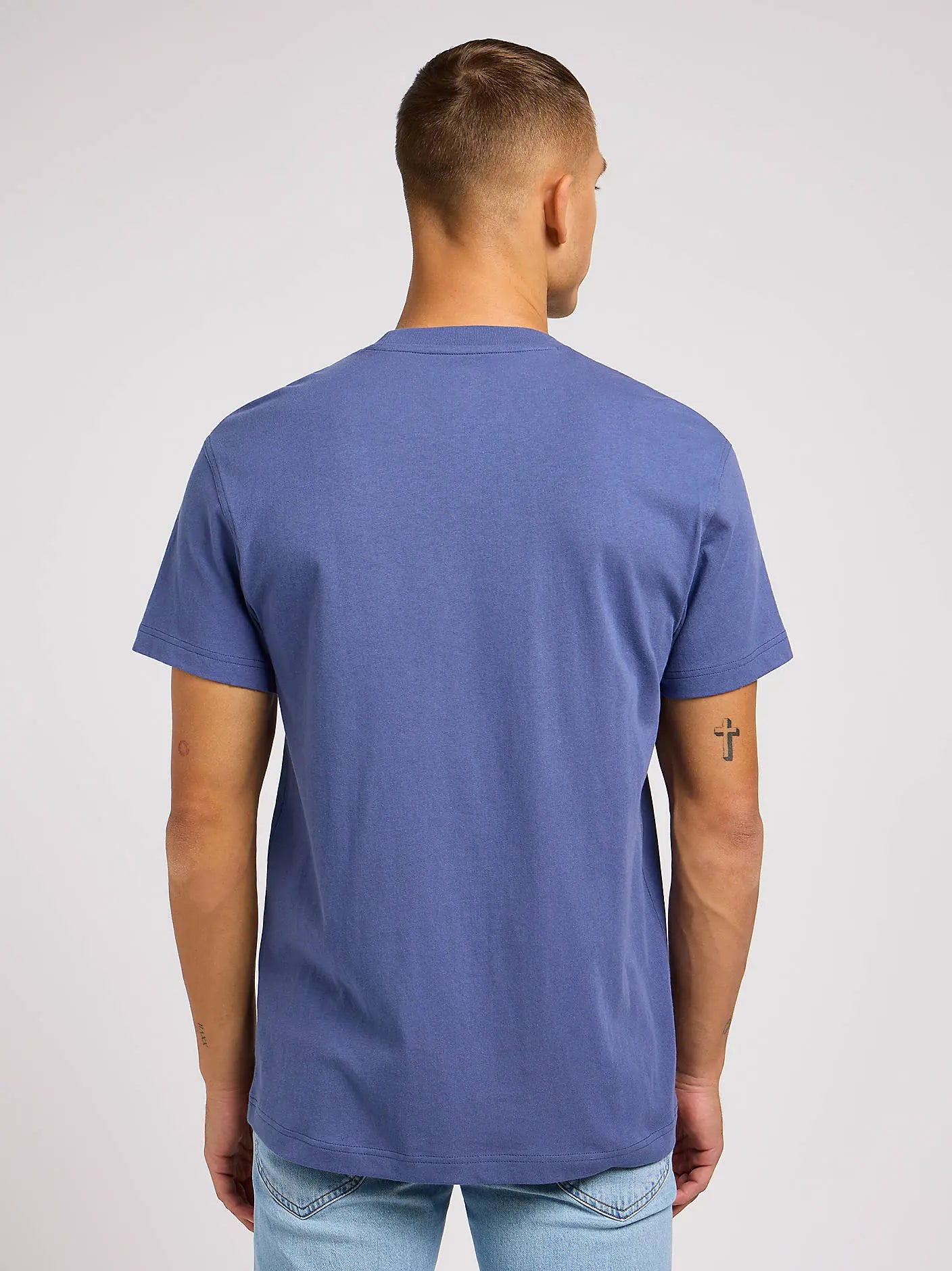 Męska Koszulka Lee Relaxed Pocket Tee Surf Blue 112349089