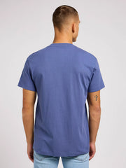 Męska Koszulka Lee Relaxed Pocket Tee Surf Blue 112349089