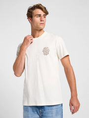 Meska Koszulka Lee Relaxed Tee Ecru 112364544