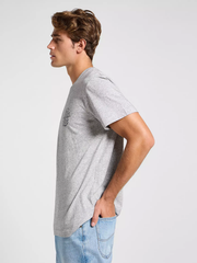 MĘSKA KOSZULKA LEE RELAXED TEE GREY MELE 112364546