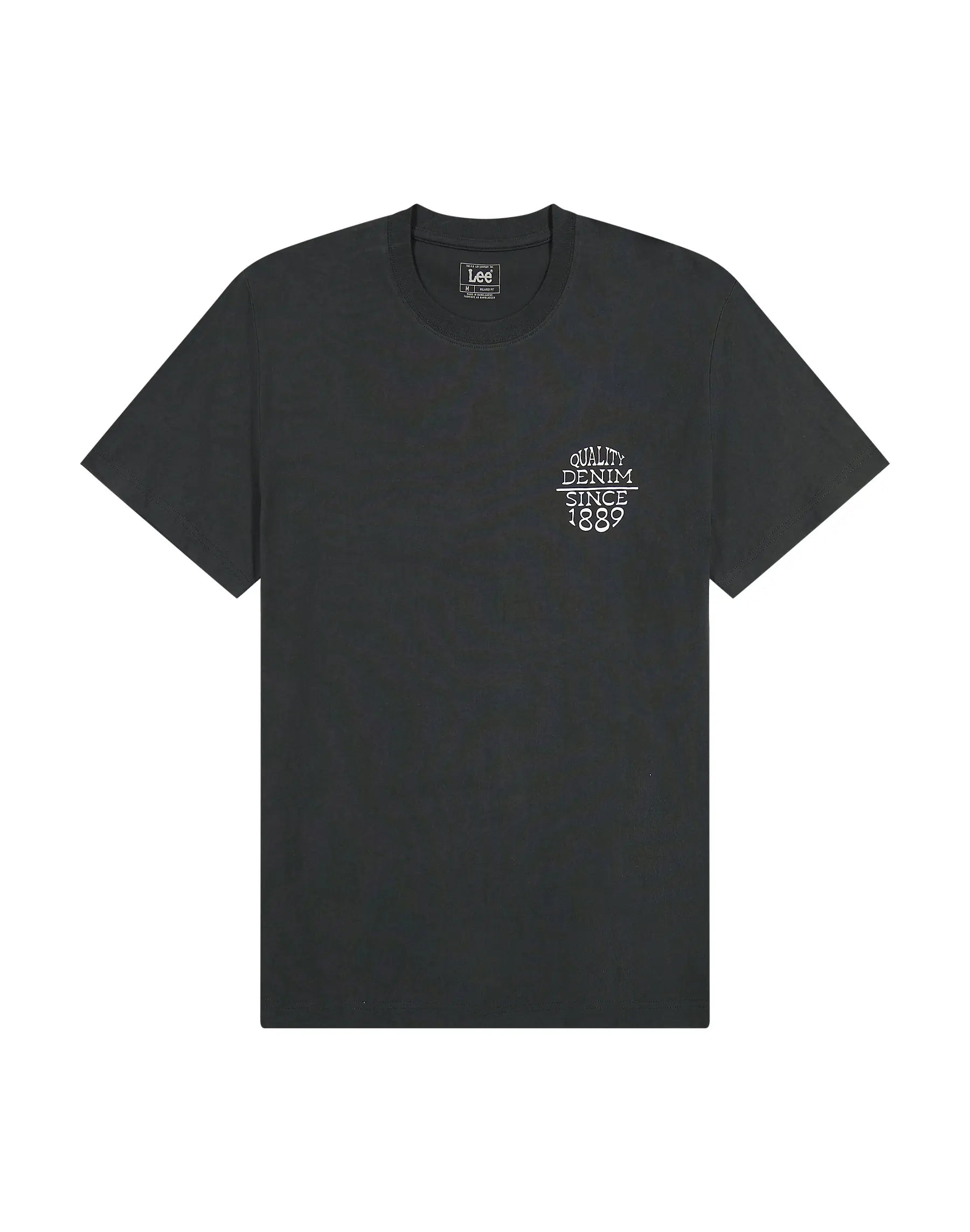 Męska Koszulka Lee Relaxed Tee Washed Black 112364545