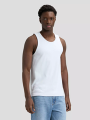 MĘSKA KOSZULKA LEE RIBBED TANK BRIGHT WHITE 112376487