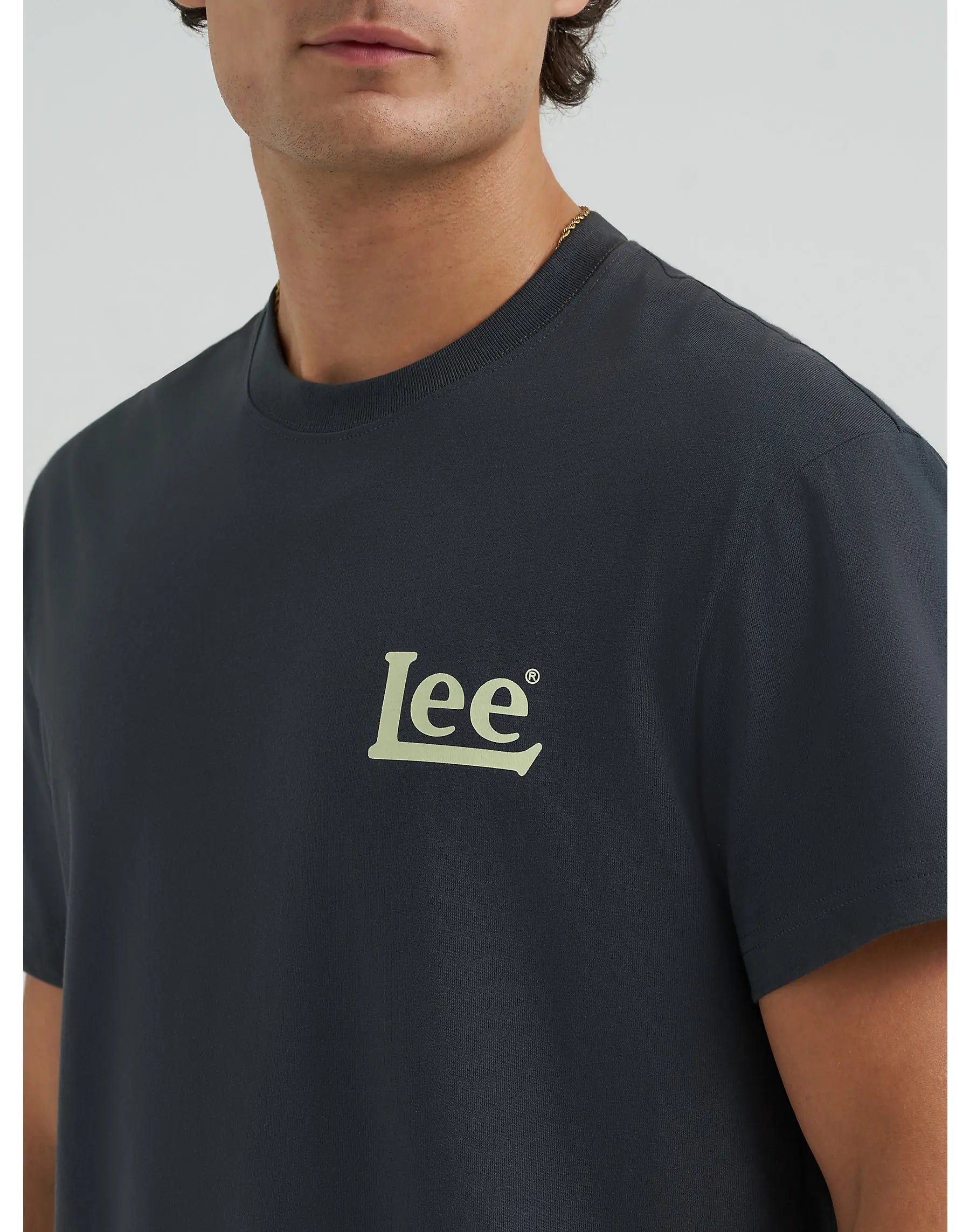 MESKA KOSZULKA LEE SANTA MONICA TEE WASHED BLACK 112376491