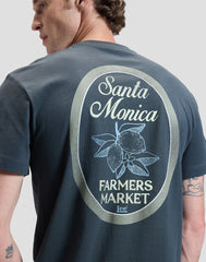 Męska Koszulka Lee Santa Monica Tee Washed Black 112376491