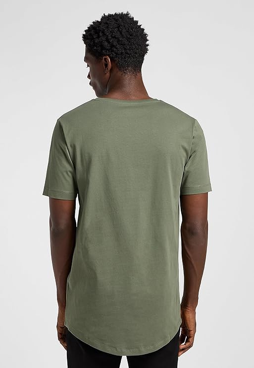Męska Koszulka Lee Shaped Tee Olive Grove 112364534