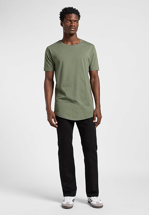 Męska Koszulka Lee Shaped Tee Olive Grove 112364534