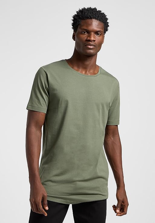 Męska Koszulka Lee Shaped Tee Olive Grove 112364534