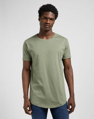 Meska Koszulka Lee Shaped Tee Olive Stone 112370725