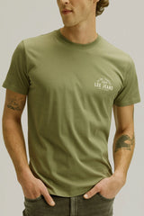 Męska Koszulka Lee Small Logo Tee Mercantile Green 112376520