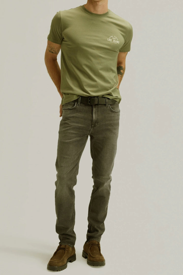 Męska Koszulka Lee Small Logo Tee Mercantile Green 112376520