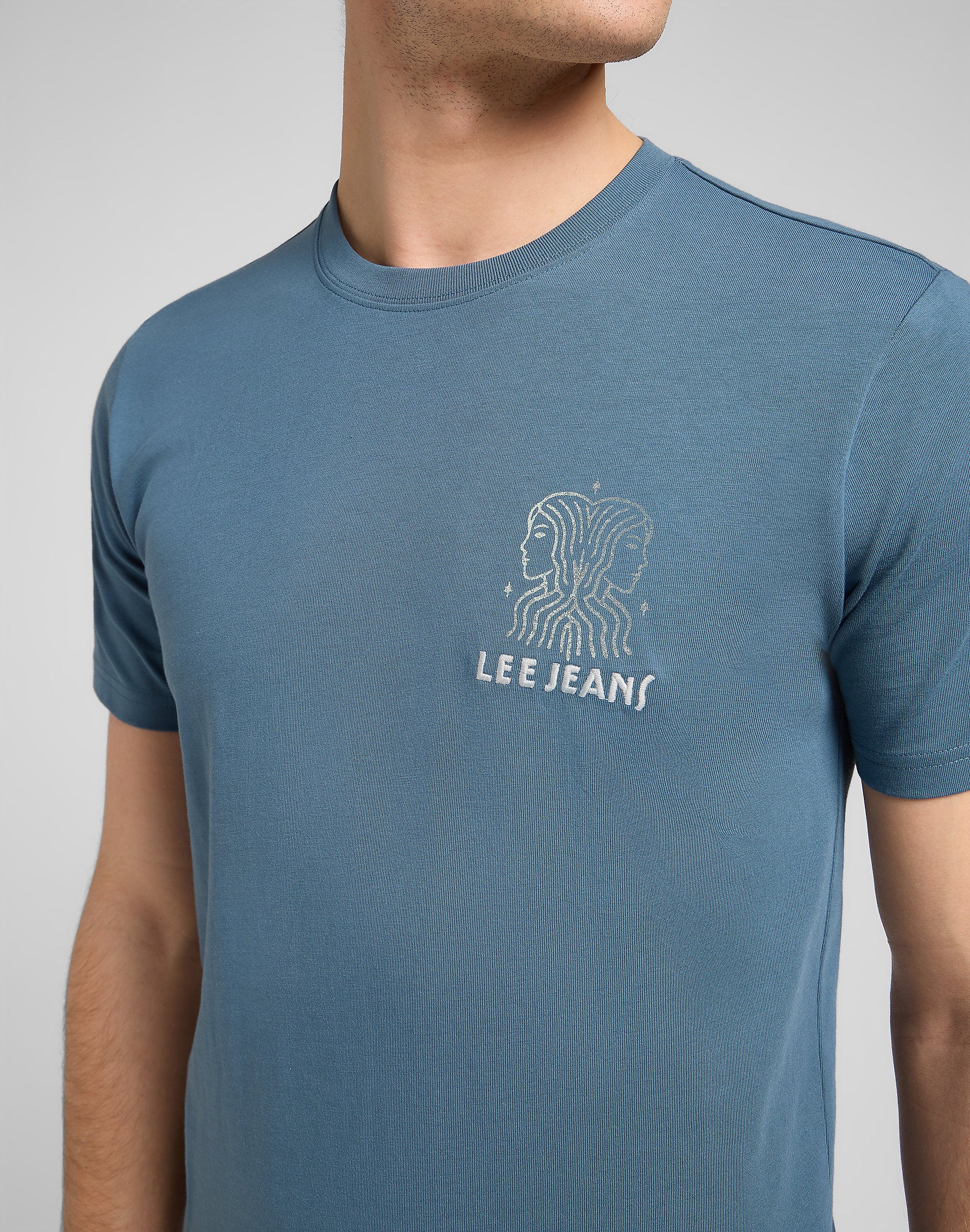 Męska Koszulka Lee SS Elevated Ess Logo Tee Vintage B 112370580