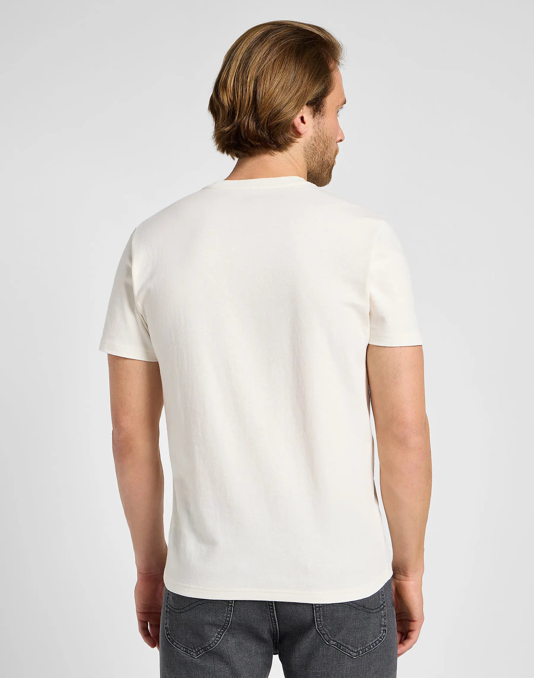 MESKA KOSZULKA LEE SS FRONTIER TEE ECRU 112355576