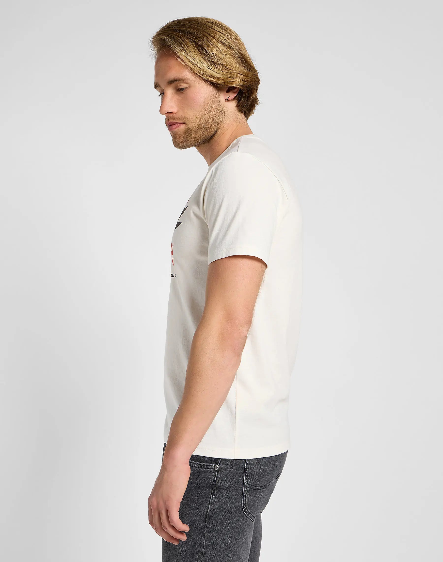 MESKA KOSZULKA LEE SS FRONTIER TEE ECRU 112355576