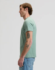 MESKA KOSZULKA LEE SS PATCH LOGO TEE DESERT SAGE 112376466