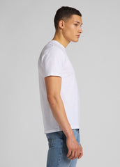 Męska Koszulka Lee SS Patch Logo Tee White 112113578
