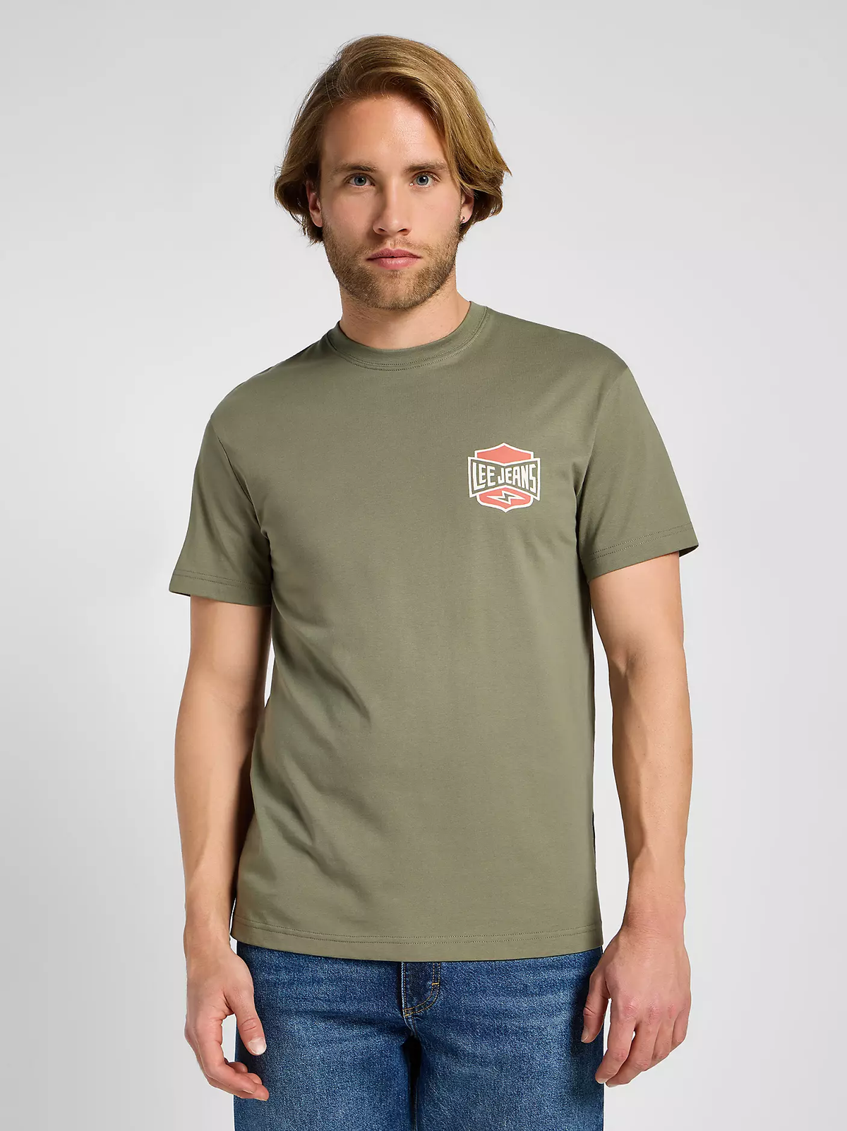 MĘSKA KOSZULKA LEE SS RELAXED TEE MERCANTILE GREEN 112355708