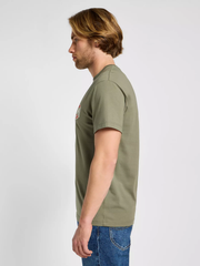 MĘSKA KOSZULKA LEE SS RELAXED TEE MERCANTILE GREEN 112355708