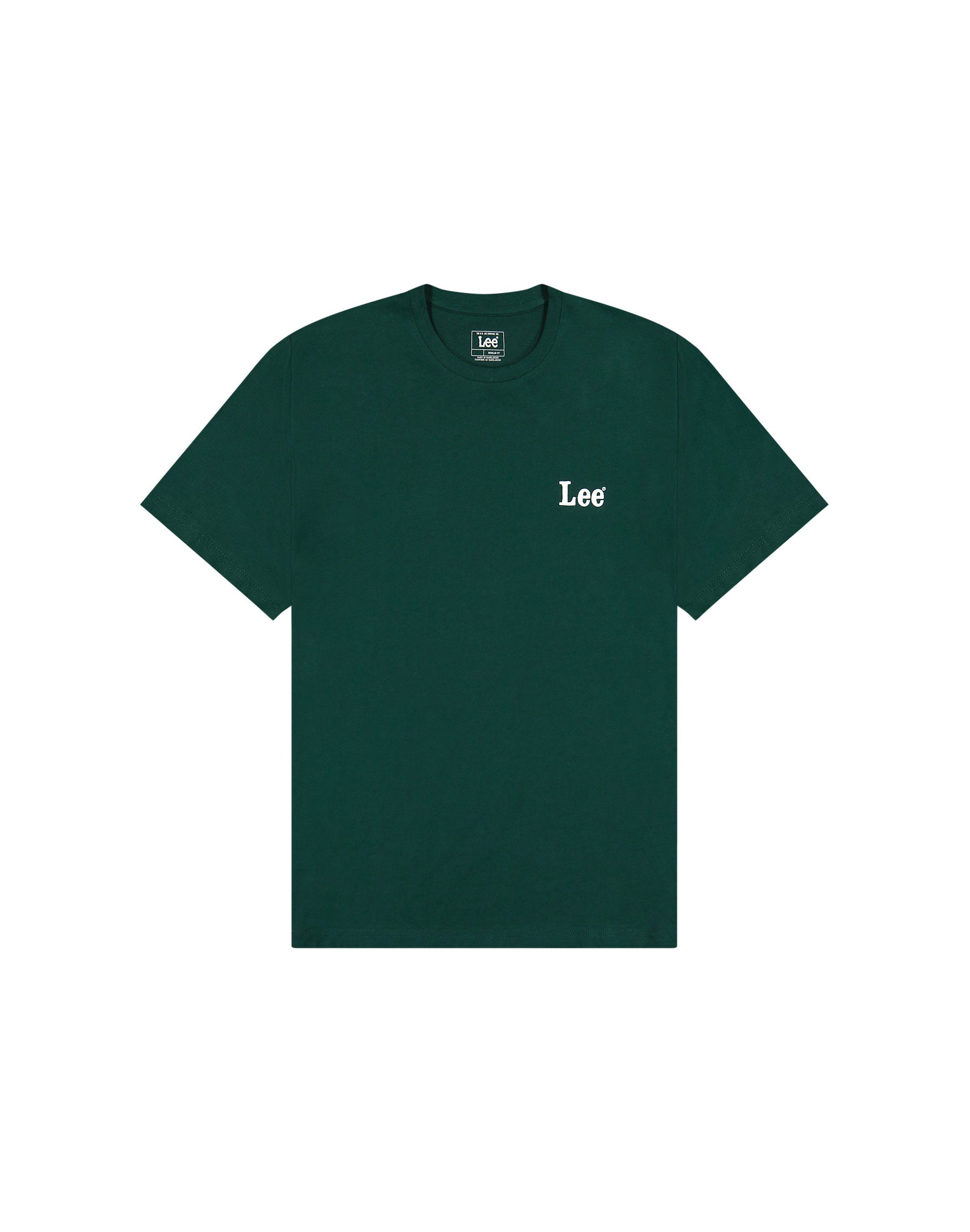 Męska Koszulka Lee Ss Small Logo Tee Jade Forest 112370501