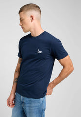 Męska Koszulka Lee SS Small Logo Tee Rivet Navy 112370502
