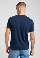Męska Koszulka Lee SS Small Logo Tee Rivet Navy 112370502
