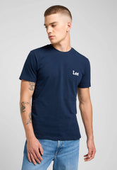 Męska Koszulka Lee SS Small Logo Tee Rivet Navy 112370502