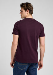 Męska Koszulka Lee Ultimate Pocket Tee Deep Wine 112370495