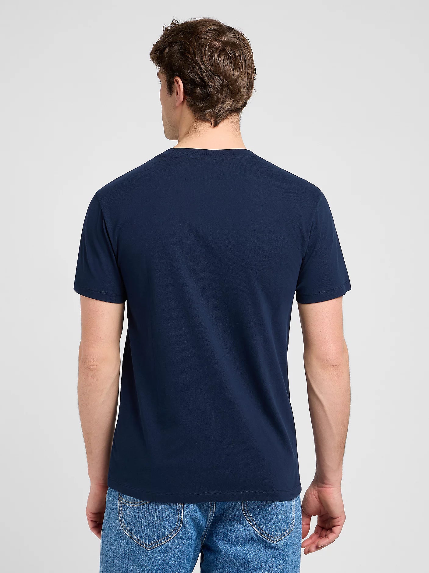 Meska Koszulka Lee Ultimate Pocket Tee Rivet Navy 112370493