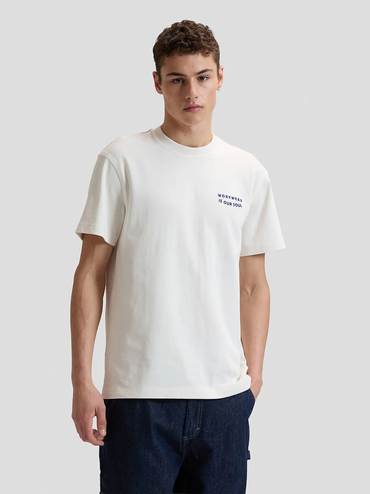 MESKA KOSZULKA LEE WORKWEAR SOUL TEE NATURAL 112378767