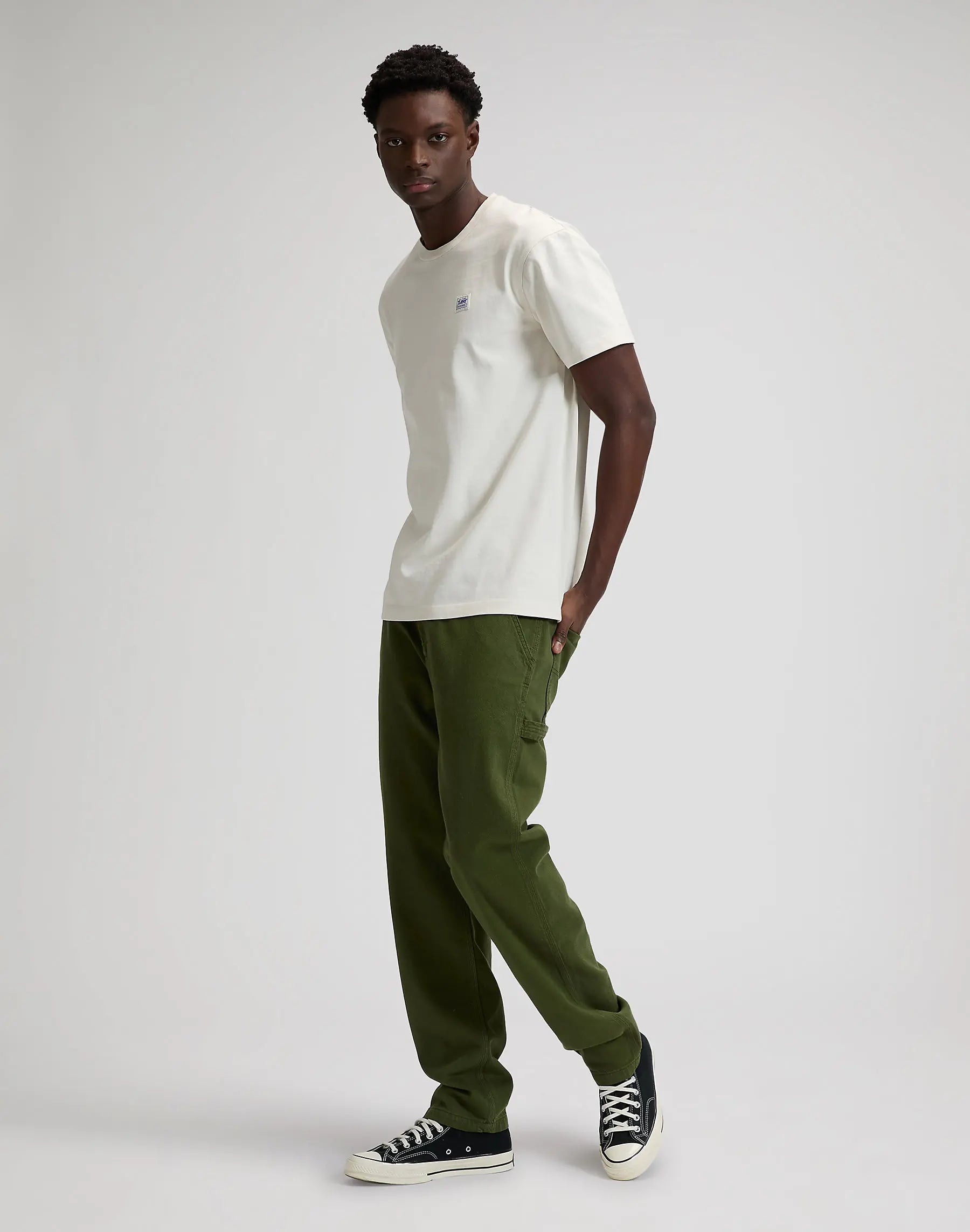 Męska Koszulka Lee Workwear Tee Natural 112376606