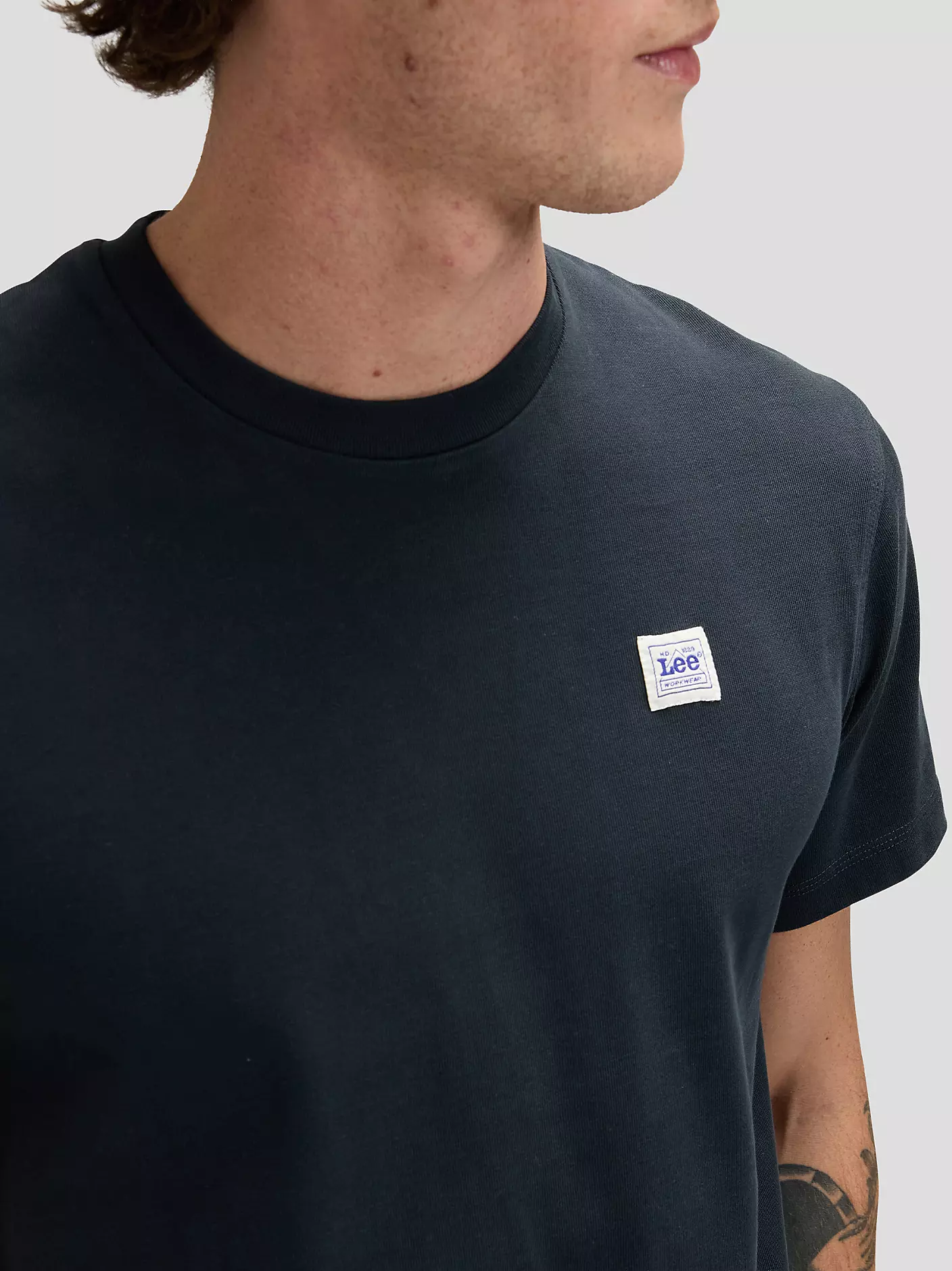 MĘSKA KOSZULKA LEE WORKWEAR TEE REBEL NAVY 112376608