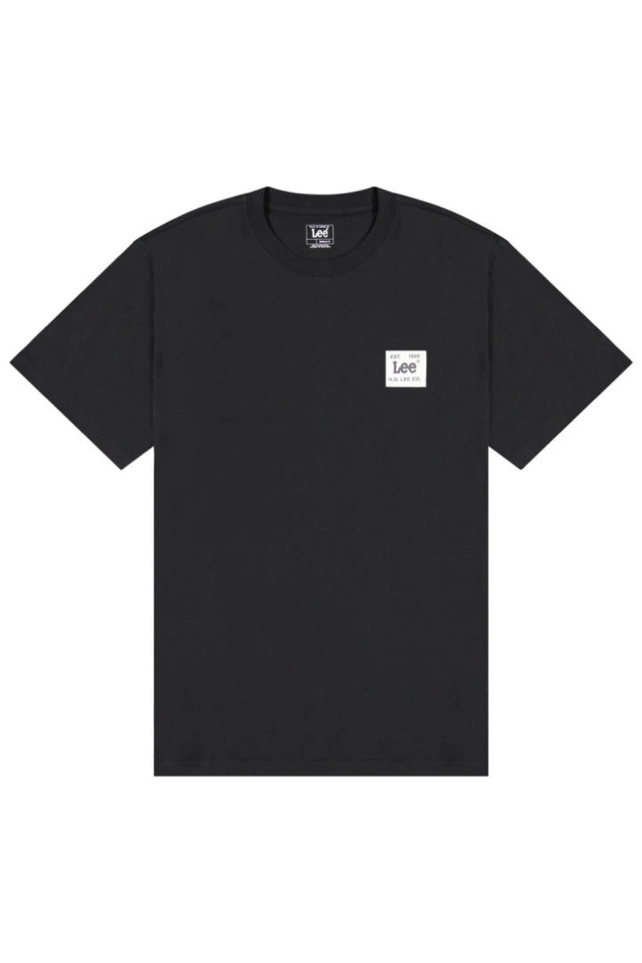 Męska Koszulka Lee Woven Label Tee Black 112376536