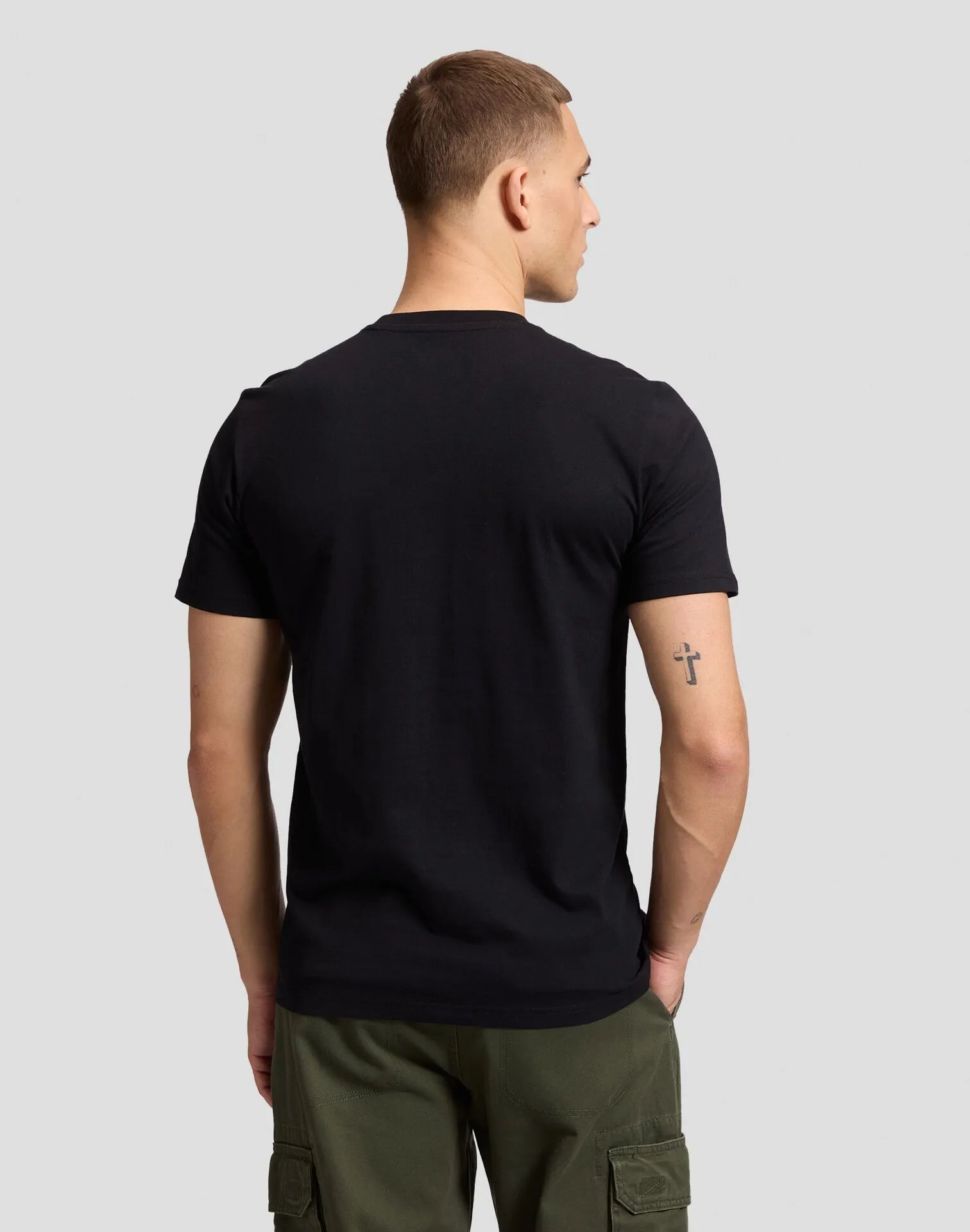 MĘSKA KOSZULKA LEE WOVEN LABEL TEE BLACK 112387313