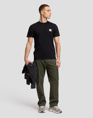 MĘSKA KOSZULKA LEE WOVEN LABEL TEE BLACK 112387313