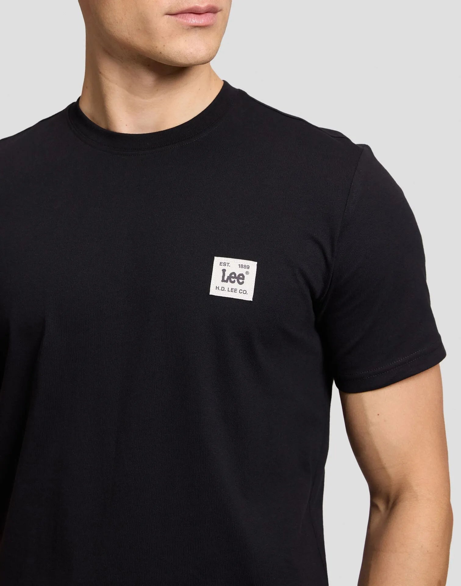 MĘSKA KOSZULKA LEE WOVEN LABEL TEE BLACK 112387313