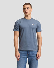 MĘSKA KOSZULKA LEE WOVEN LABEL TEE VINTAGE BLUE 112387314