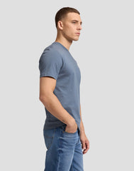 MĘSKA KOSZULKA LEE WOVEN LABEL TEE VINTAGE BLUE 112387314