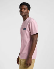Męska Koszulka Lee WW Graphic Tee Soft Mauve 112364592