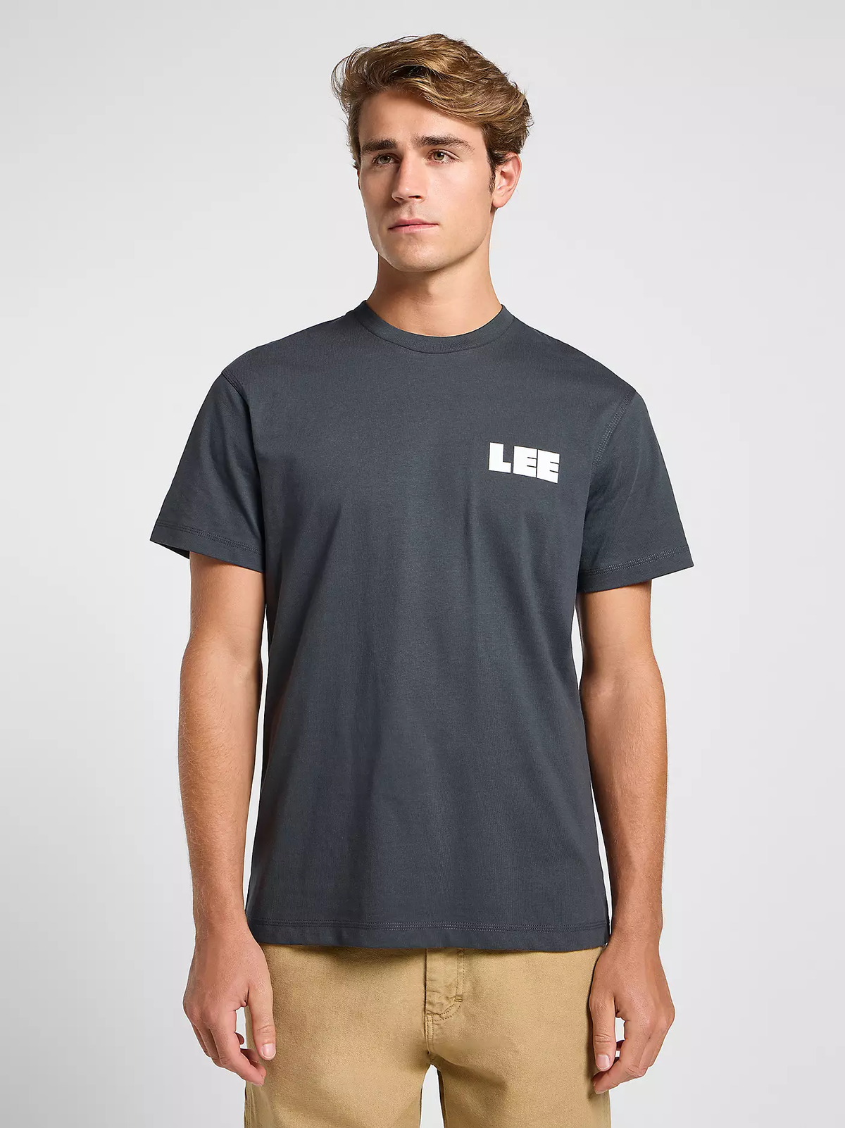 MĘSKA KOSZULKA LEE WW GRAPHIC TEE WASHED BLACK 112364591