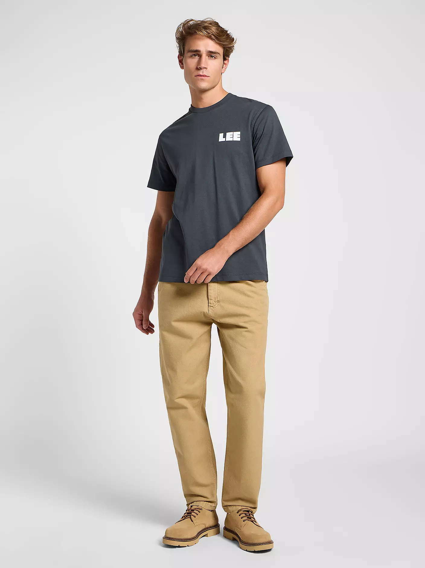 MĘSKA KOSZULKA LEE WW GRAPHIC TEE WASHED BLACK 112364591